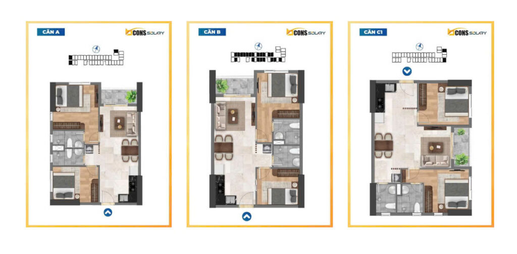 Thiết Kế Căn Hộ Bcons Solary