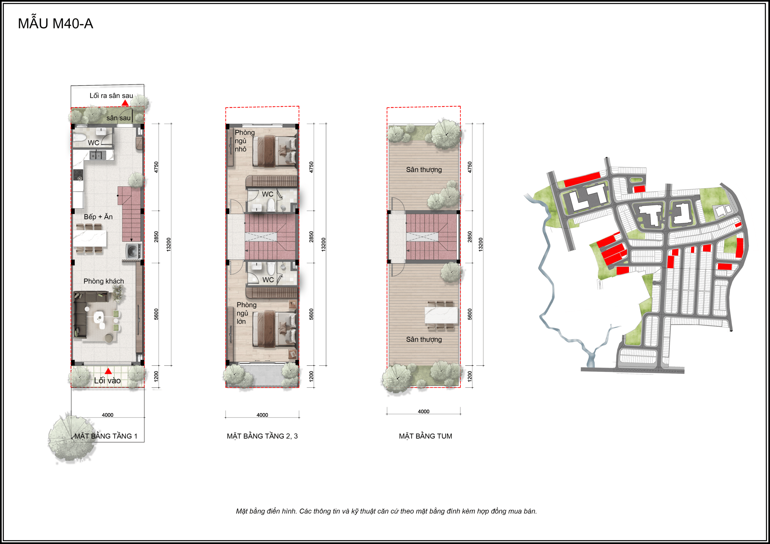 mẫu thiết kế nhà tại Bcons city life